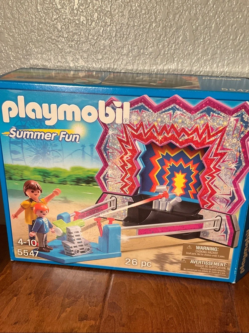 Playmobil Summer Fun Kids Carnival Ride Playset - Pink/Blue